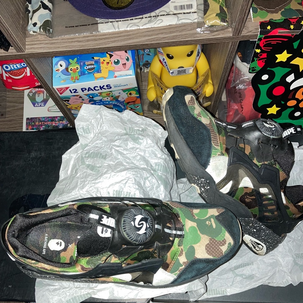 A Bathing Ape x Puma Bape Disc Blaze Camo Men’s Size 9 Pre-Owned 8/10 Condition